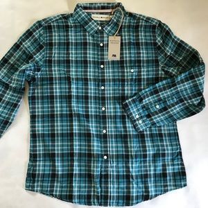Normal Brand Plaid Long Sleeve Button Up Shirt